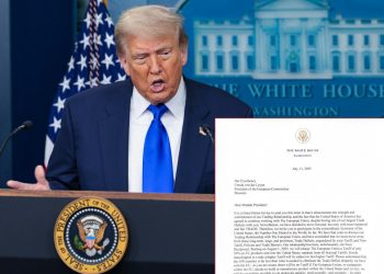 Lettera dazi USA Trump alla UE