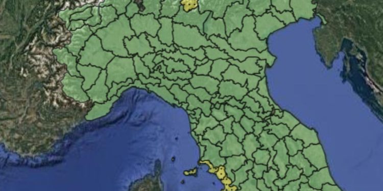 Allerta meteo oggi, 14 luglio 2025