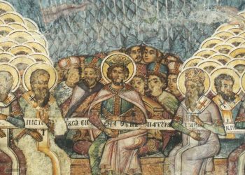Concilio di Nicea, Chiesa Stavropoleos, Bucarest (particolare)