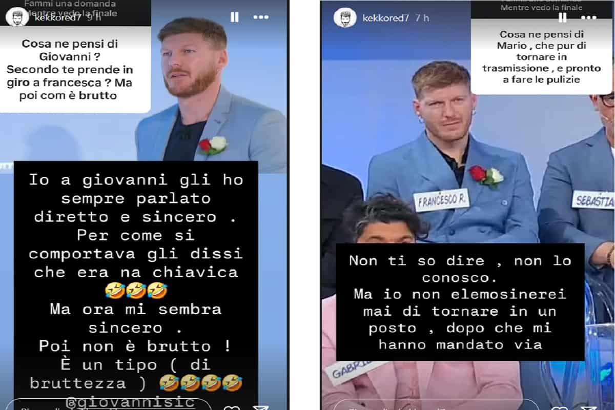 giovanni siciliano francesca cruciani uomini e donne