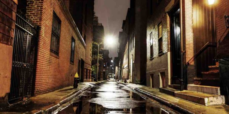 città più buia d'italia