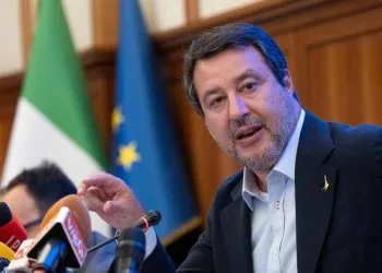 Matteo Salvini, leader Lega e Ministro delle Infrastrutture (ANSA 2025, Massimo Percossi)