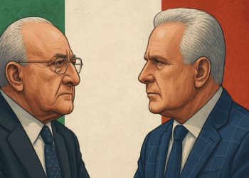 Vincenzo De Luca ed Eugenio Giani (Foto: CHATGPT)