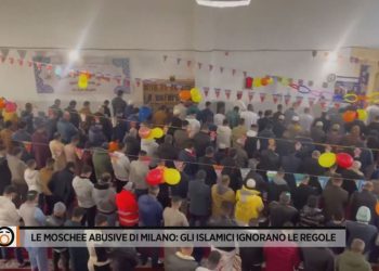 Moschea abusiva (Foto: Fuori dal coro)