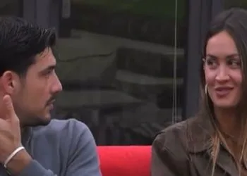 Helena Prestes e Lorenzo Spolverato (Foto: Screen)