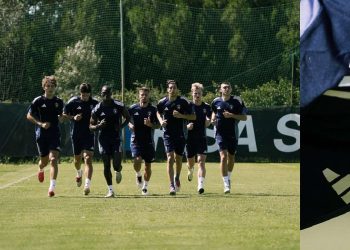 Il Pisa si allena in ritiro (da facebook.com/pisasportingclub)