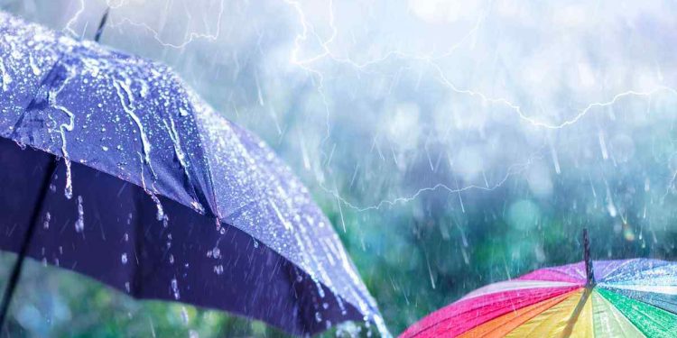 test personalità persona sotto la pioggia