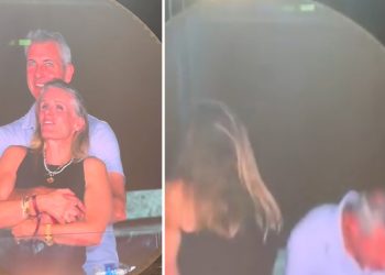 Coppia al concerto dei Coldplay (Foto: Web)