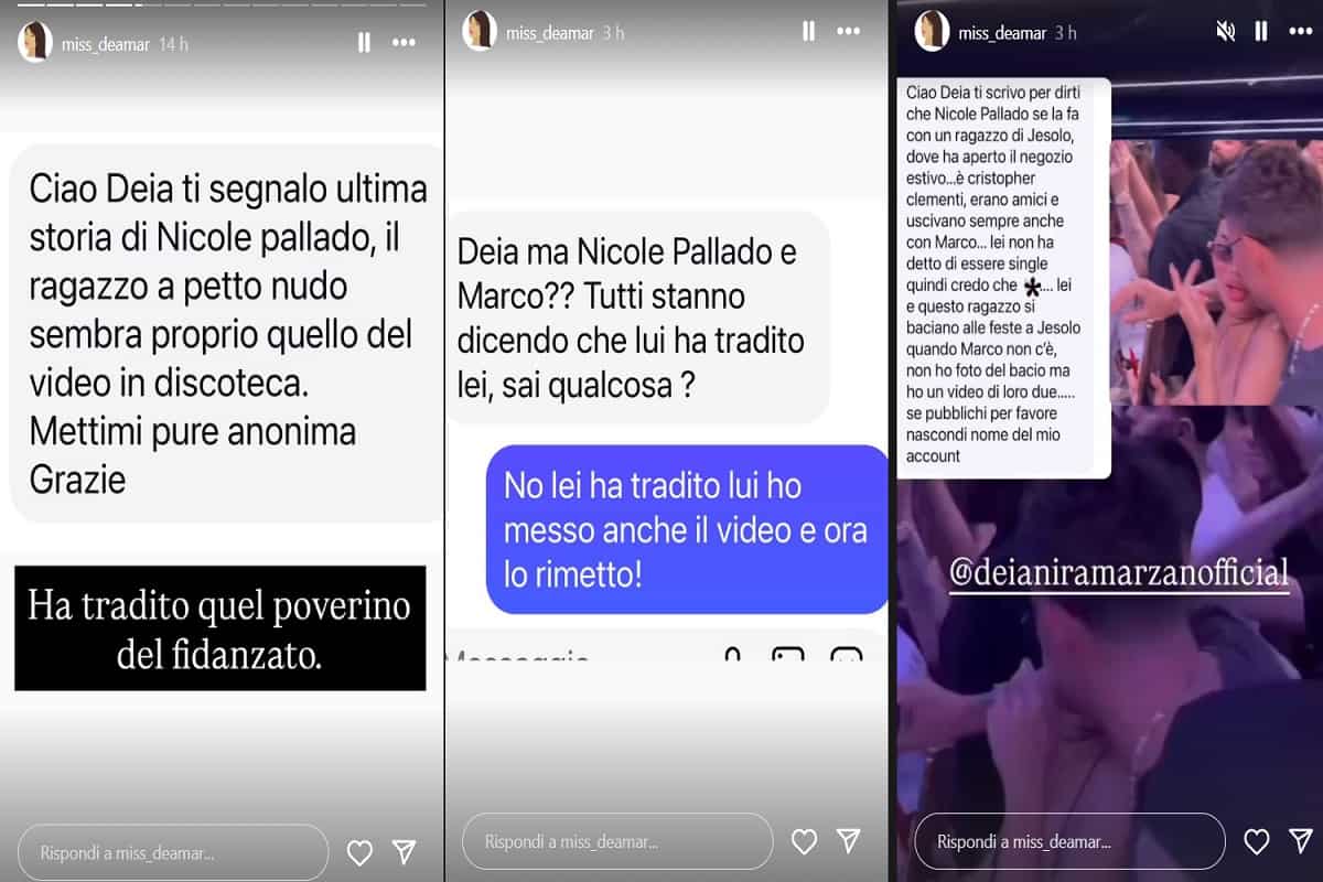 nicole pallado tradito il fidanzato marco