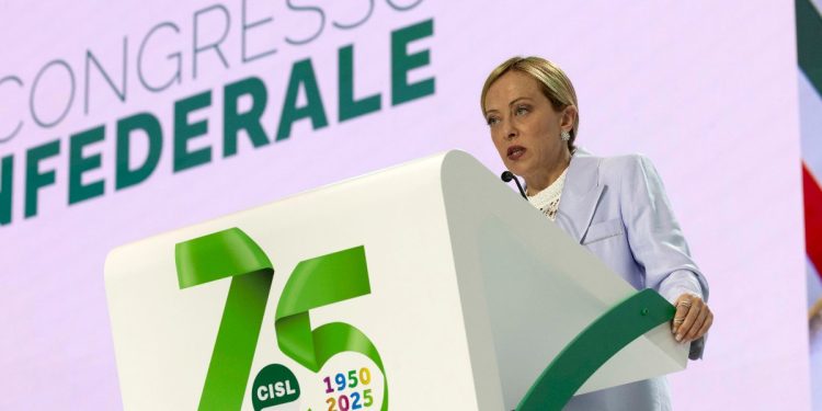 Meloni al Congresso CISL