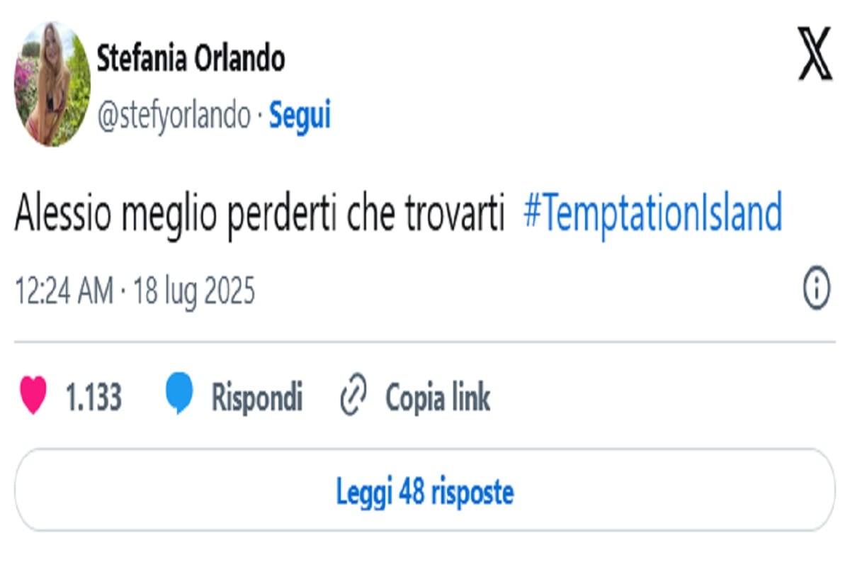 sonia alessio falò temptation island 2025