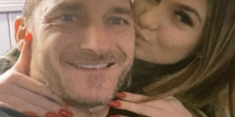 Francesco Totti e la figlia Chanel Totti