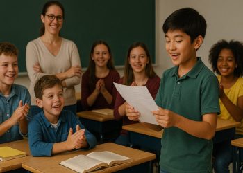 Alunni integrati in una classe (Foto: CHATGPT)