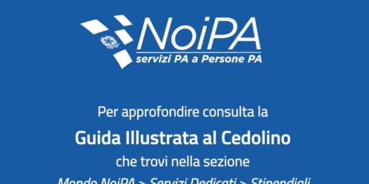 Cedolino NoiPA (Foto: web)
