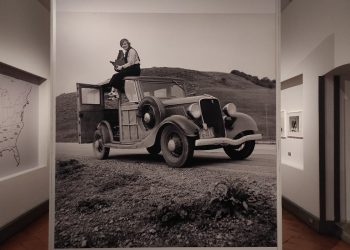 Una foto di Dorothea Lange in mostra al Museo Diocesano di Milano (foto Roberto Longo)