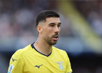 Mattia Zaccagni, capitano della Lazio (Foto Ansa)