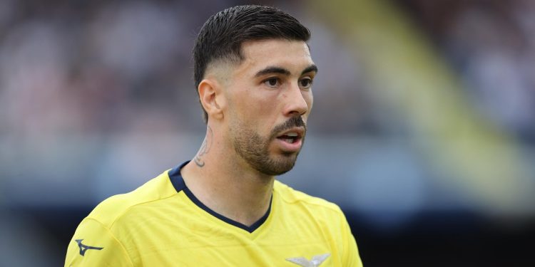 Mattia Zaccagni, capitano della Lazio (Foto Ansa)