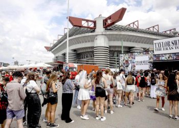 Il concerto di Taylor Switf a Milano del luglio 2024 (Ansa)