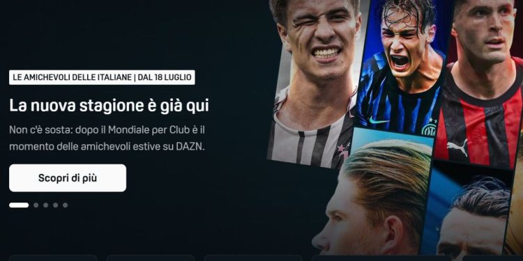 Dazn, abbonamenti 2025-2026 (Foto: Dazn.it)