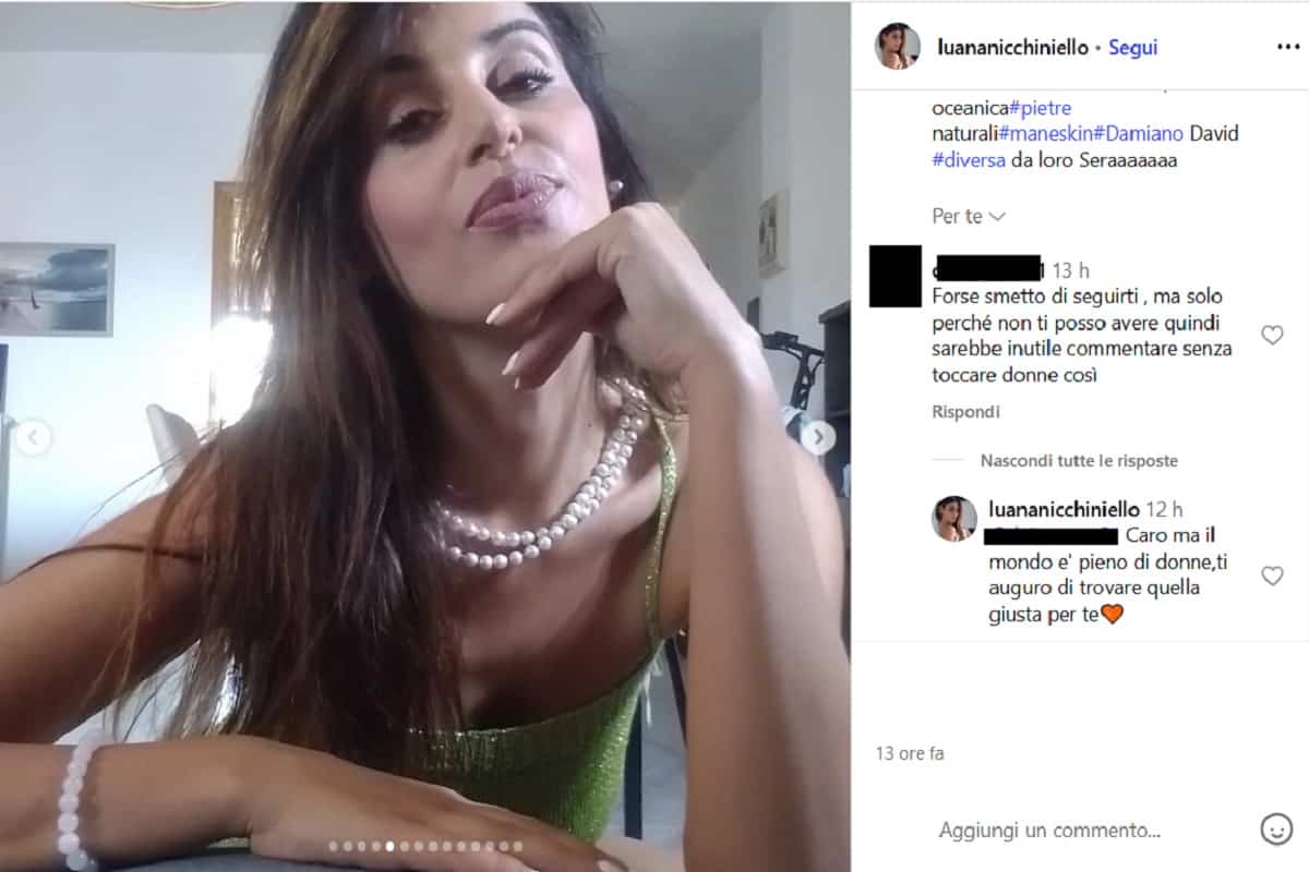 luana nicchiniello uomini e donne corteggiatore