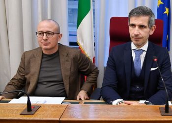 Dario Bianchi e Marco Lisei in commissione covid (Foto: ANSA/RICCARDO ANTIMIANI)