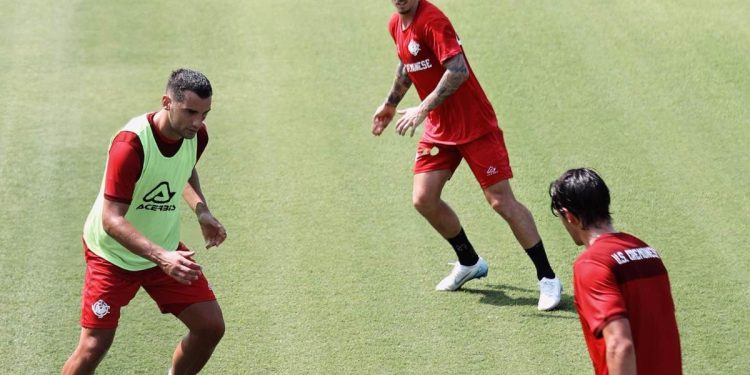 La Cremonese in allenamento (da facebook.com/uscremonese)
