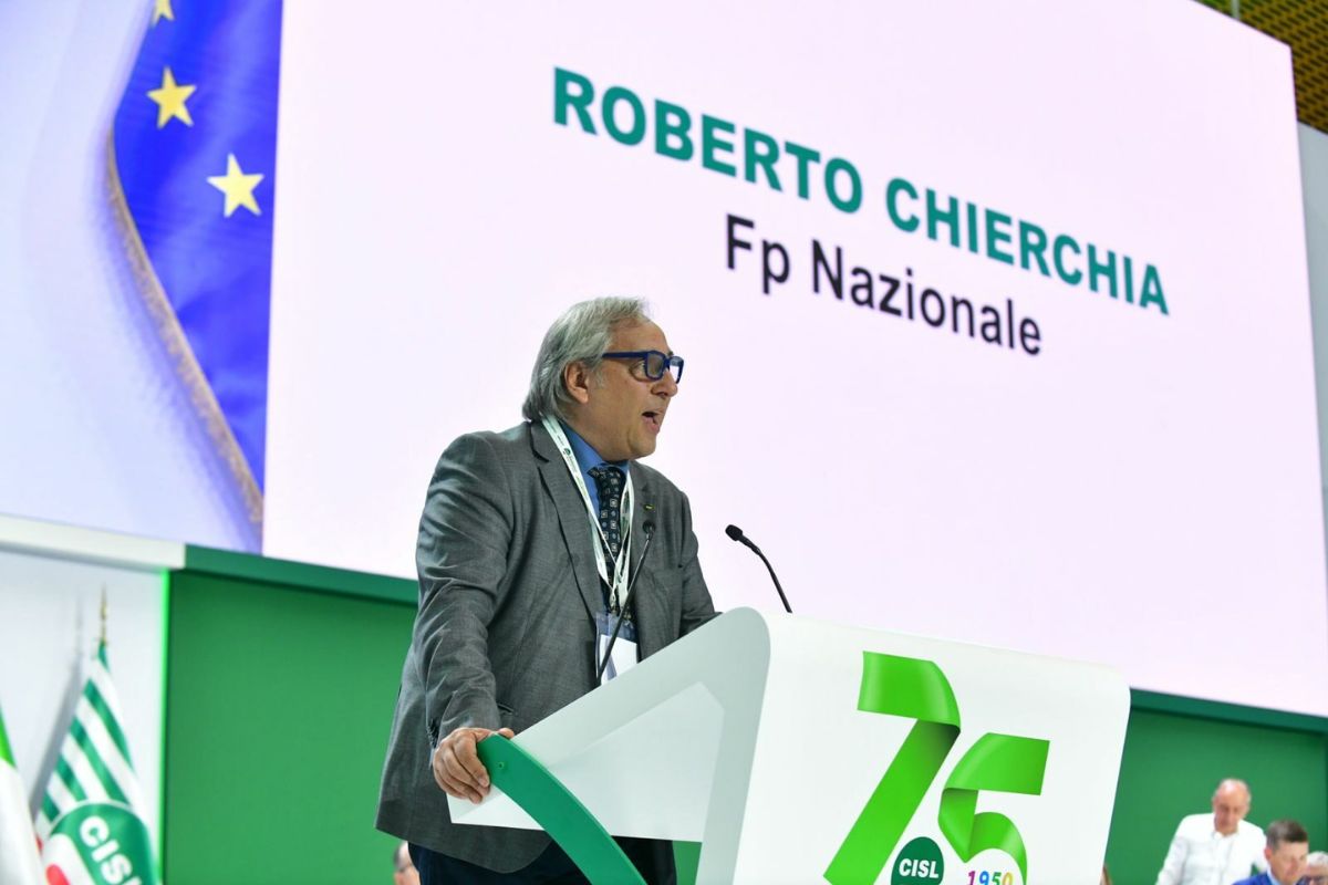 Roberto Chierchia, segretario CISL