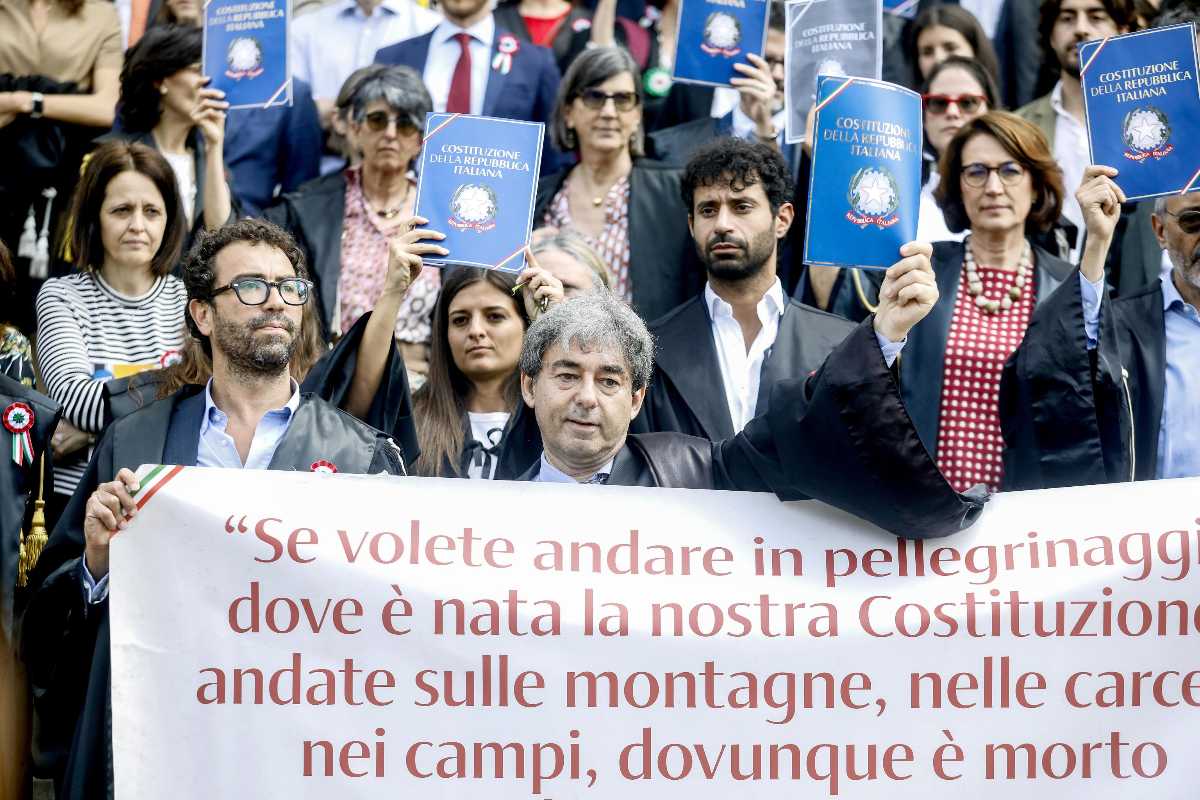 Protesta Anm contro Nordio