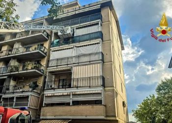 Esplosione a Collegno (Foto Vigili del Fuoco)