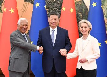 Von der Leyen, Costa e Xi Jinping