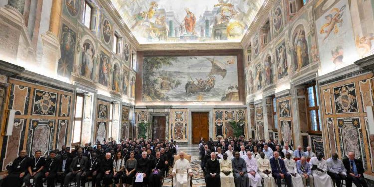 Saveriani con Papa Leone XIV