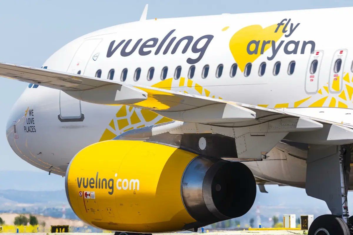 Un aereo Vueling