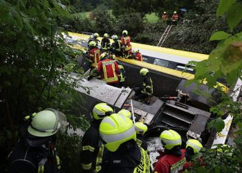 Treno deragliato in Germania