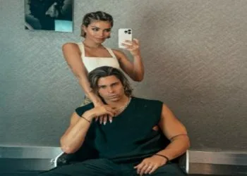 Luca Onestini e la fidanzata Aleska Genesis. (Foto: Web)