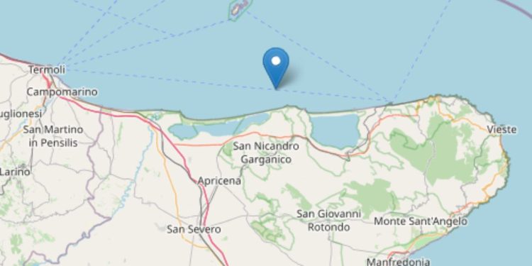 Terremoto oggi a Foggia (Foto: INGV)