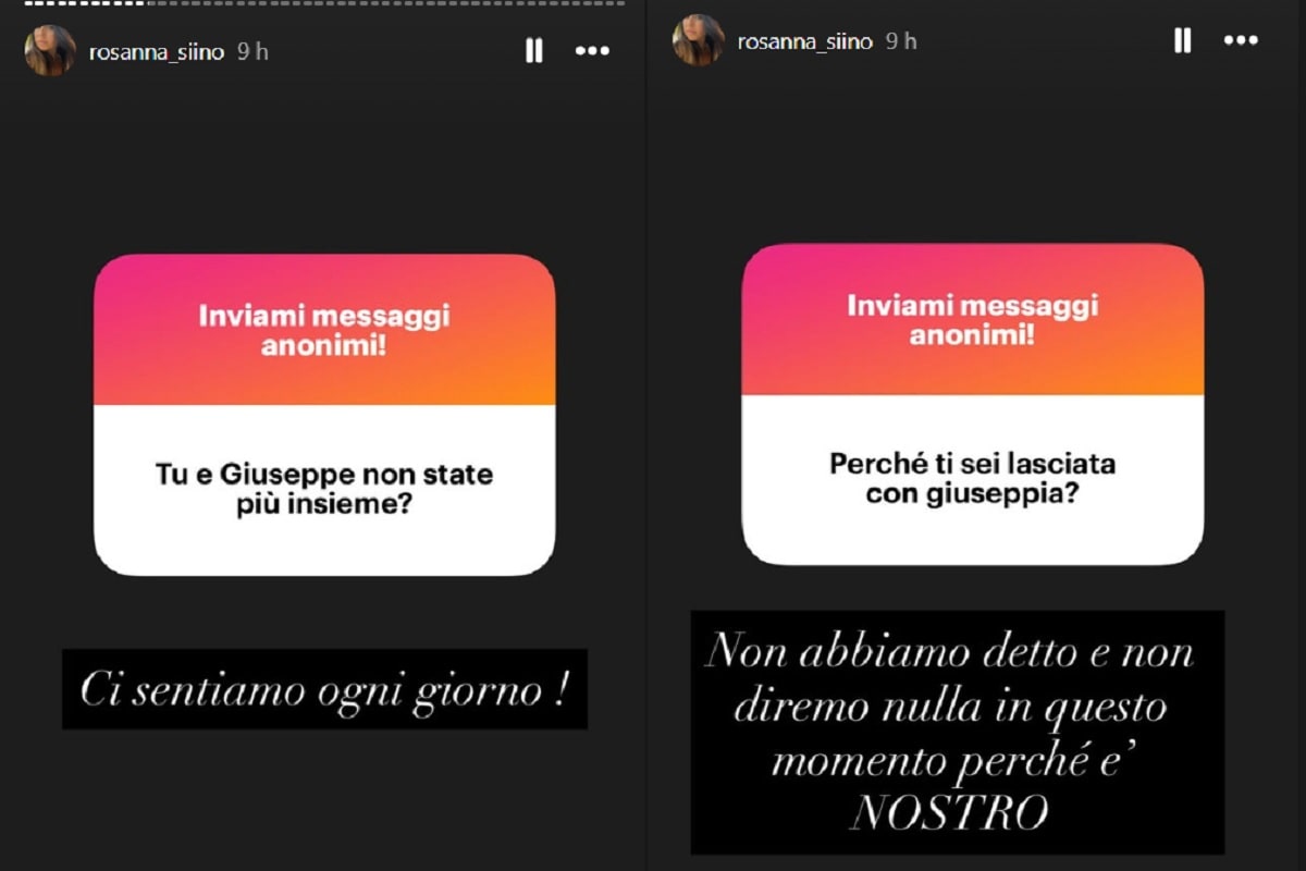 rosanna e giuseppe uomini e donne