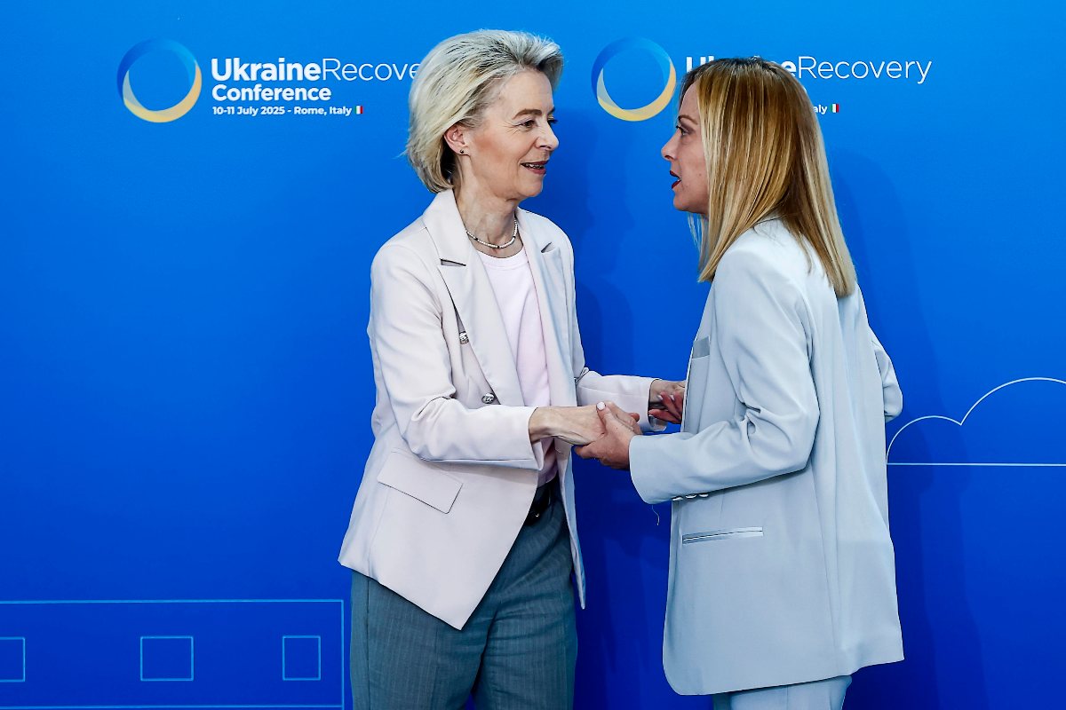 Von der Leyen e Meloni