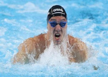 Simone Cerasuolo durante una gara