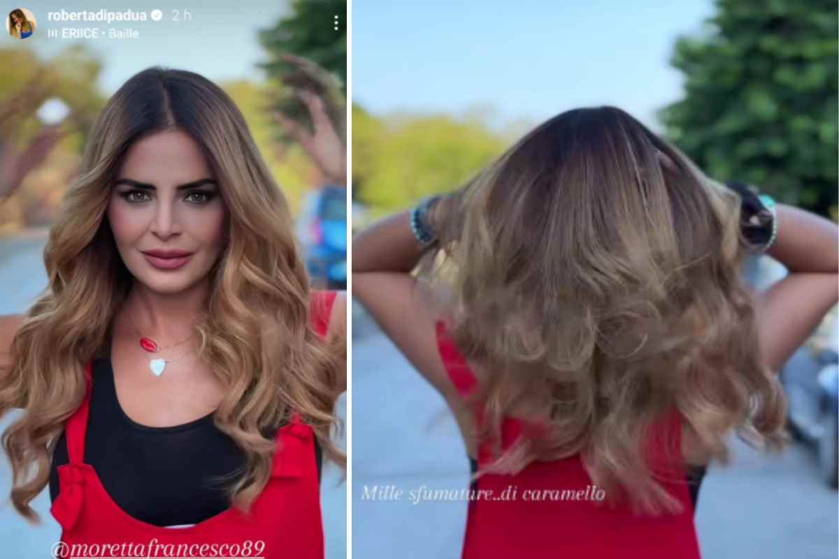 nuovo look roberta di padua