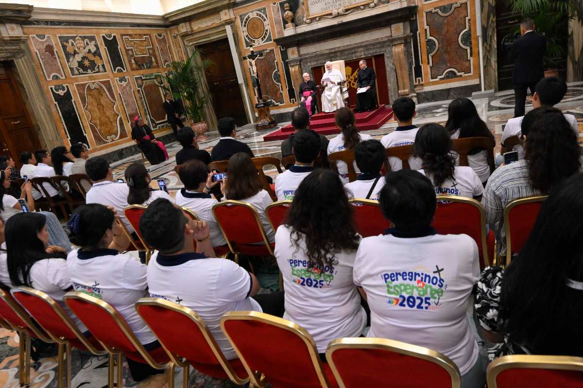 Giovani Perù dal Papa