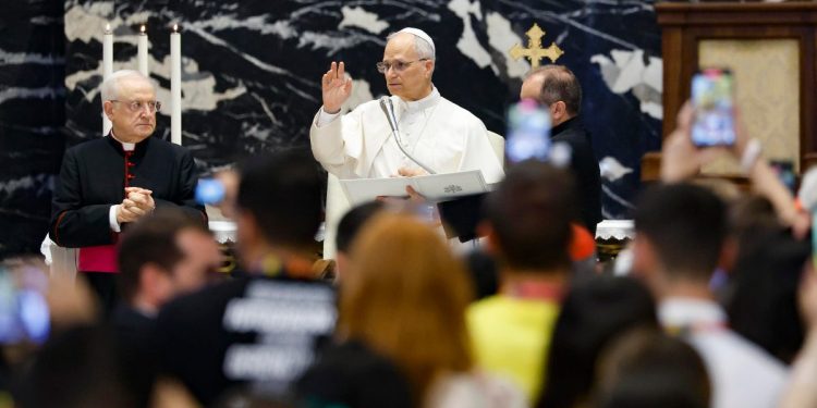 Giubileo influencer con Papa Leone