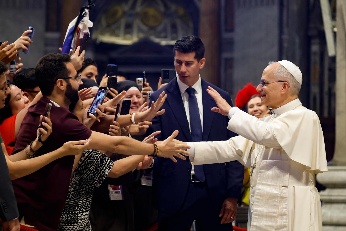 Giubileo influencer con Papa Leone