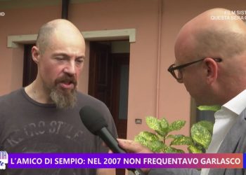 Garlasco, amico Sempio (Foto: Uno Mattina)