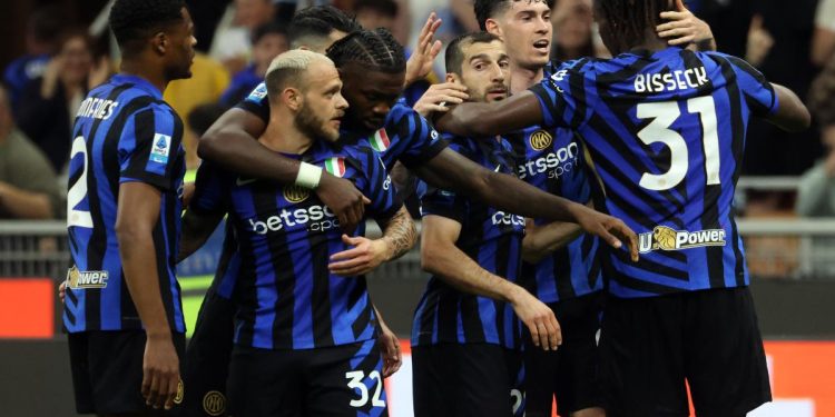 Inter squadra esultanza