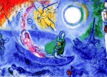 Marc Chagall, "Il concerto" (1957, particolare)