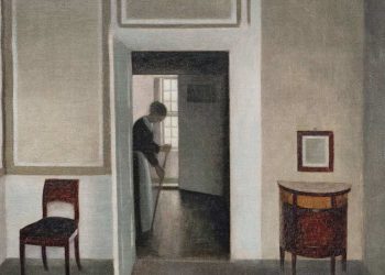 Vilhelm Hammershøi, "Interno, Strandgrade 30" (particolare)