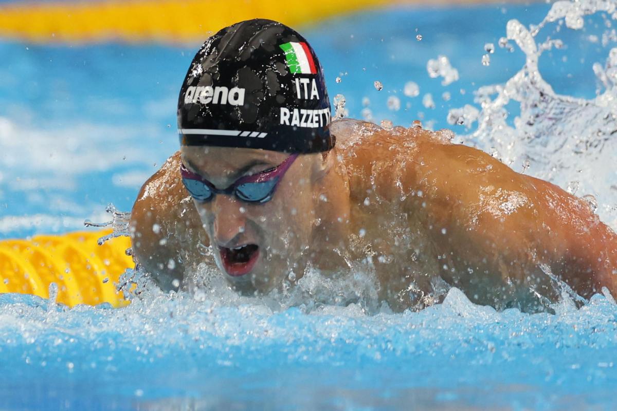 Diretta Mondiali nuoto 2025 Singapore Alberto Razzetti