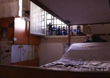 Dentro il carcere di Regina Coeli (Ansa)