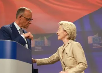 Friedrich Merz e Ursula von der Leyen (Ansa)