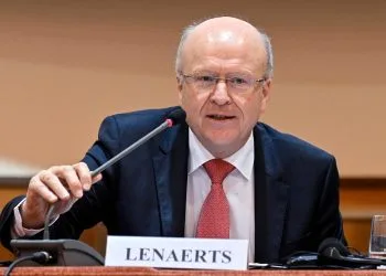 Il presidente della Corte di Giustizia dell'Unione Europea, Koen Lenaerts (Ansa)